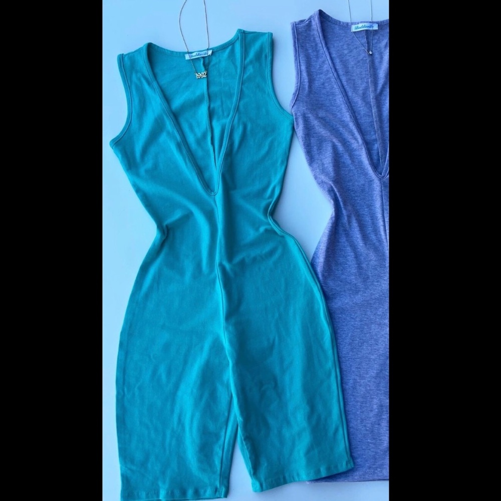 Deep Plunge Romper
